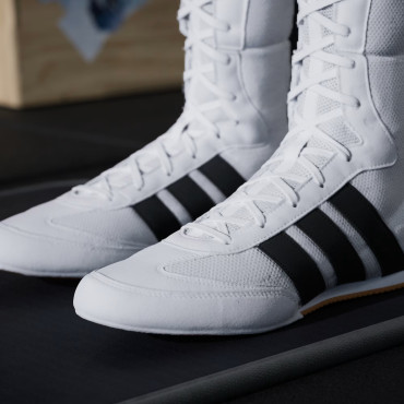 Boxing shoes Adidas Box Hog Classic - white / black