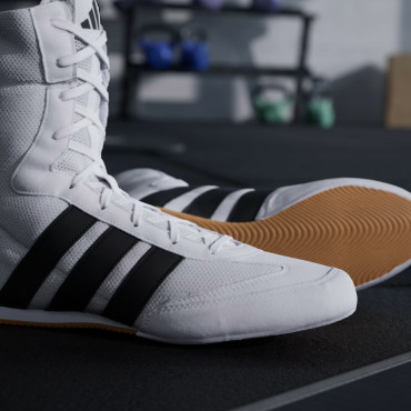 Boxing shoes Adidas Box Hog Classic - white / black