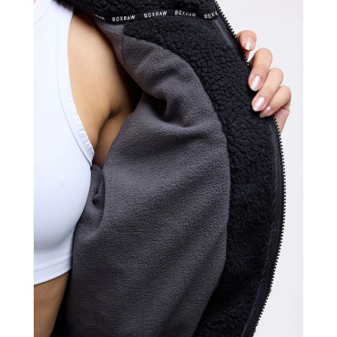 Women's jacket BOXRAW Walker Sherpa – black