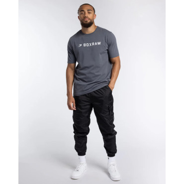 T-shirt BOXRAW A.B.C. - charcoal