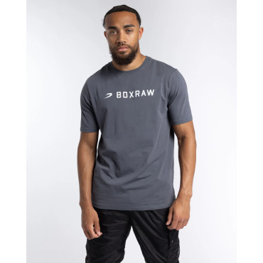 T-shirt BOXRAW A.B.C. - charcoal
