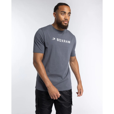 T-shirt BOXRAW A.B.C. - charcoal