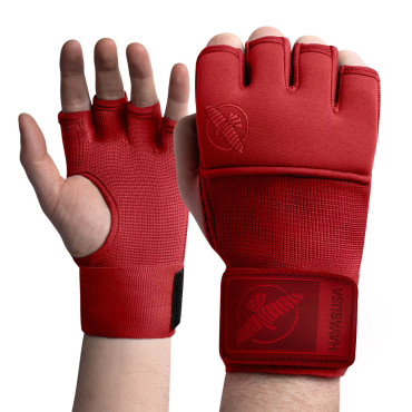 Deluxe Quick Gel Hand Wraps Hayabusa - red