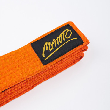 Children's belt for BJJ kimono MANTO TAG - orange