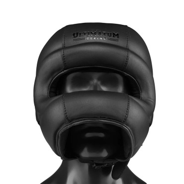 Boxing headguard Ultimatum GEN5 with nose guard - black
