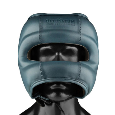 Boxing headguard Ultimatum GEN5 with nose guard - blue