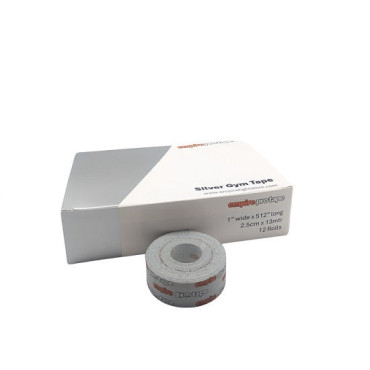 Tape EMPIRE GYM 2.5 cm x 13 m - silver