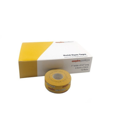 Tape EMPIRE GYM 2.5 cm x 13 m - gold