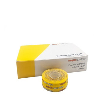Tape EMPIRE GYM 2.5 cm x 13 m - yellow