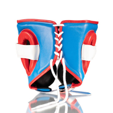 Boxerská helma Fly KNIGHT X - modrá / bílá