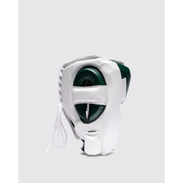Boxing headgear Fly KNIGHT X - green / white