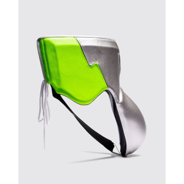 Groin guard Fly Wraith X - silver / neon