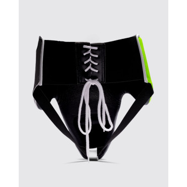Groin guard Fly Wraith X - silver / neon