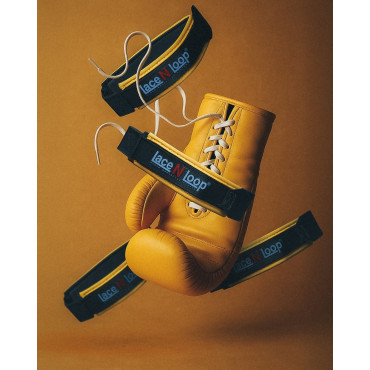 Lace N Loop Lace Converter - yellow / black